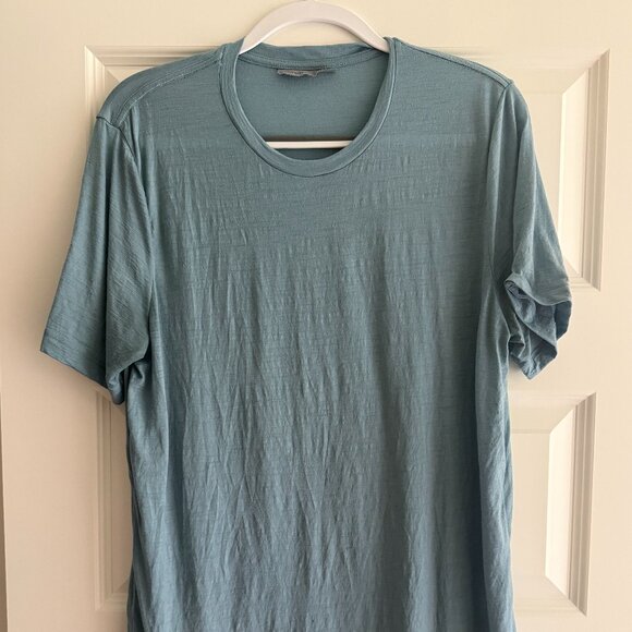Icebreaker Merino Tech Lite II Short Sleeve Tee, Size Medium - Astral Blue - Picture 1 of 2